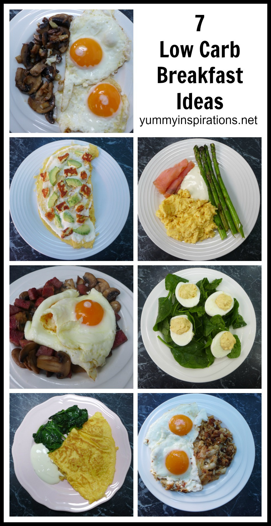 Low Carb Keto Breakfast
 7 Low Carb Breakfast Ideas A week of Keto Breakfast Recipes