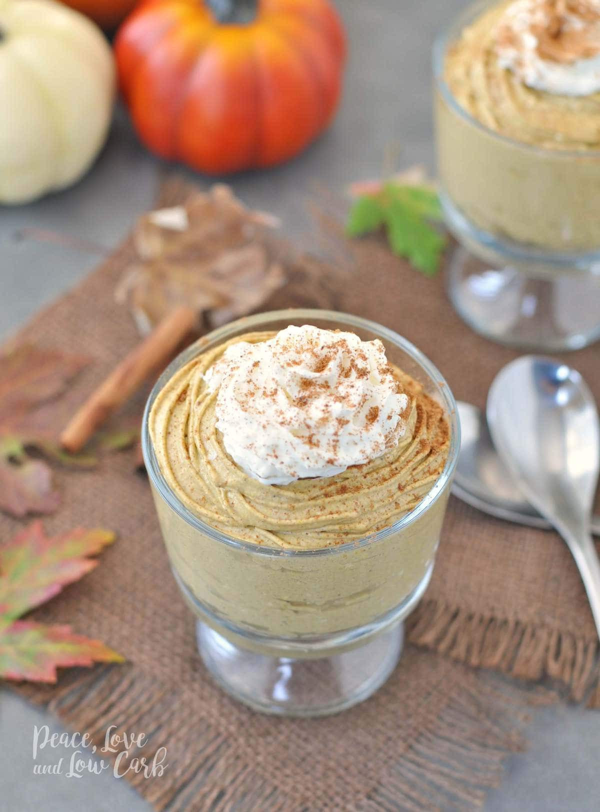 Low Carb Keto Cheesecake Mousse
 Keto Low Carb Pumpkin Cheesecake Mousse