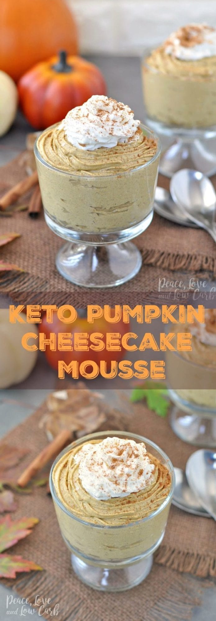 Low Carb Keto Cheesecake Mousse
 Keto Low Carb Pumpkin Cheesecake Mousse