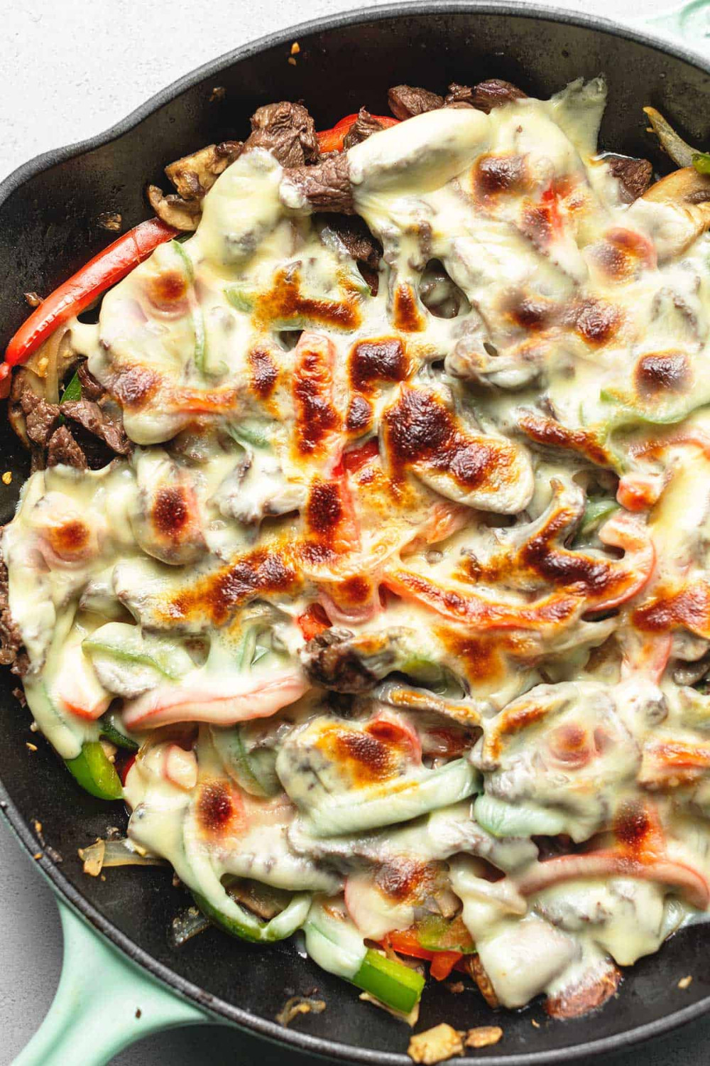Low Carb Keto Cheesesteak Skillet
 Keto Philly Cheesesteak Skillet • Low Carb with Jennifer