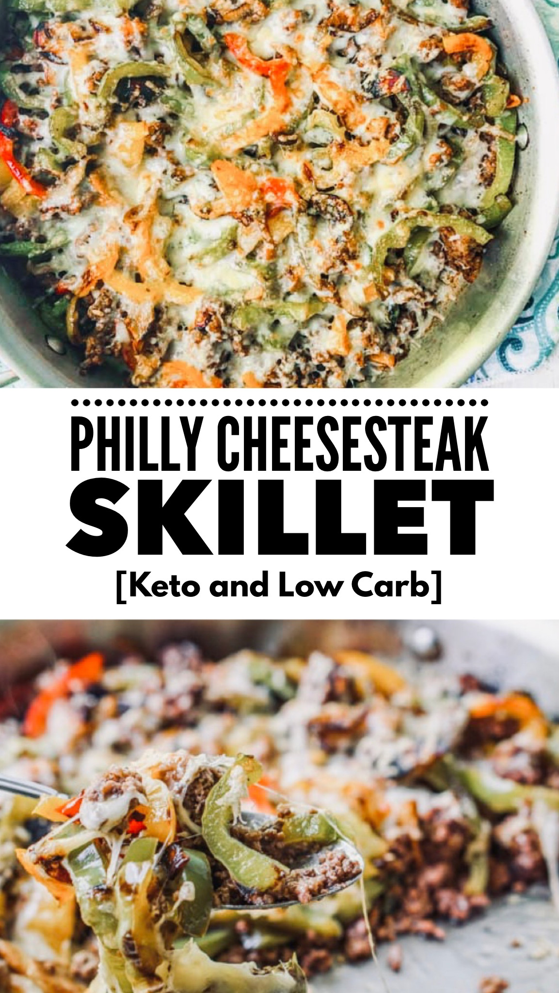 Low Carb Keto Cheesesteak Skillet
 Philly Cheesesteak Skillet [Keto and Low Carb in 2020