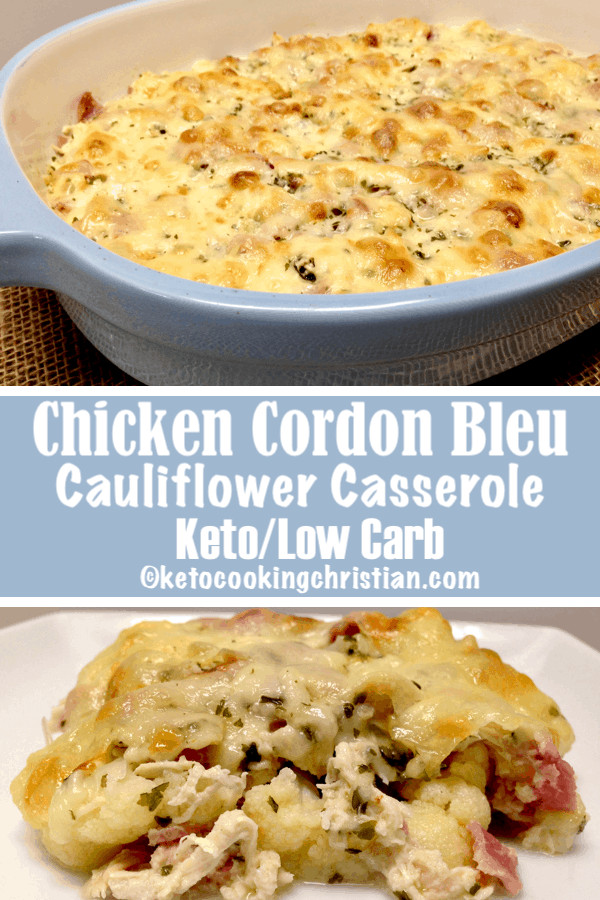Low Carb Keto Chicken Cordon Bleu Casserole
 Chicken Cordon Bleu Casserole Keto and Low Carb Keto