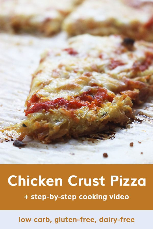 Low Carb Keto Chicken Crust Pizza Recipe Chicken Crust Pizza Recipe Video No Bun Please