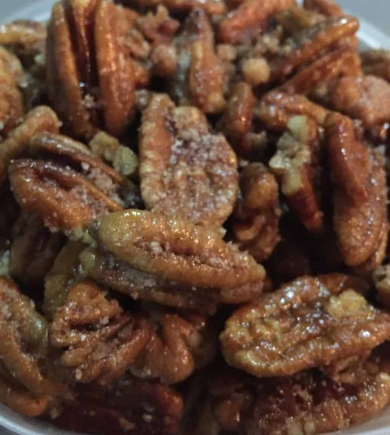 Low Carb Keto Cinnamon Vanilla Butter Glazed Pecans
 Low Carb Keto Cinnamon Vanilla Butter Glazed Pecans With