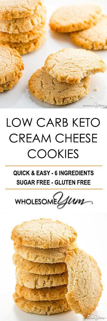 Low Carb Keto Cream Cheese Cookies
 Low Carb Keto Cream Cheese Cookies Recipe Quick & Easy