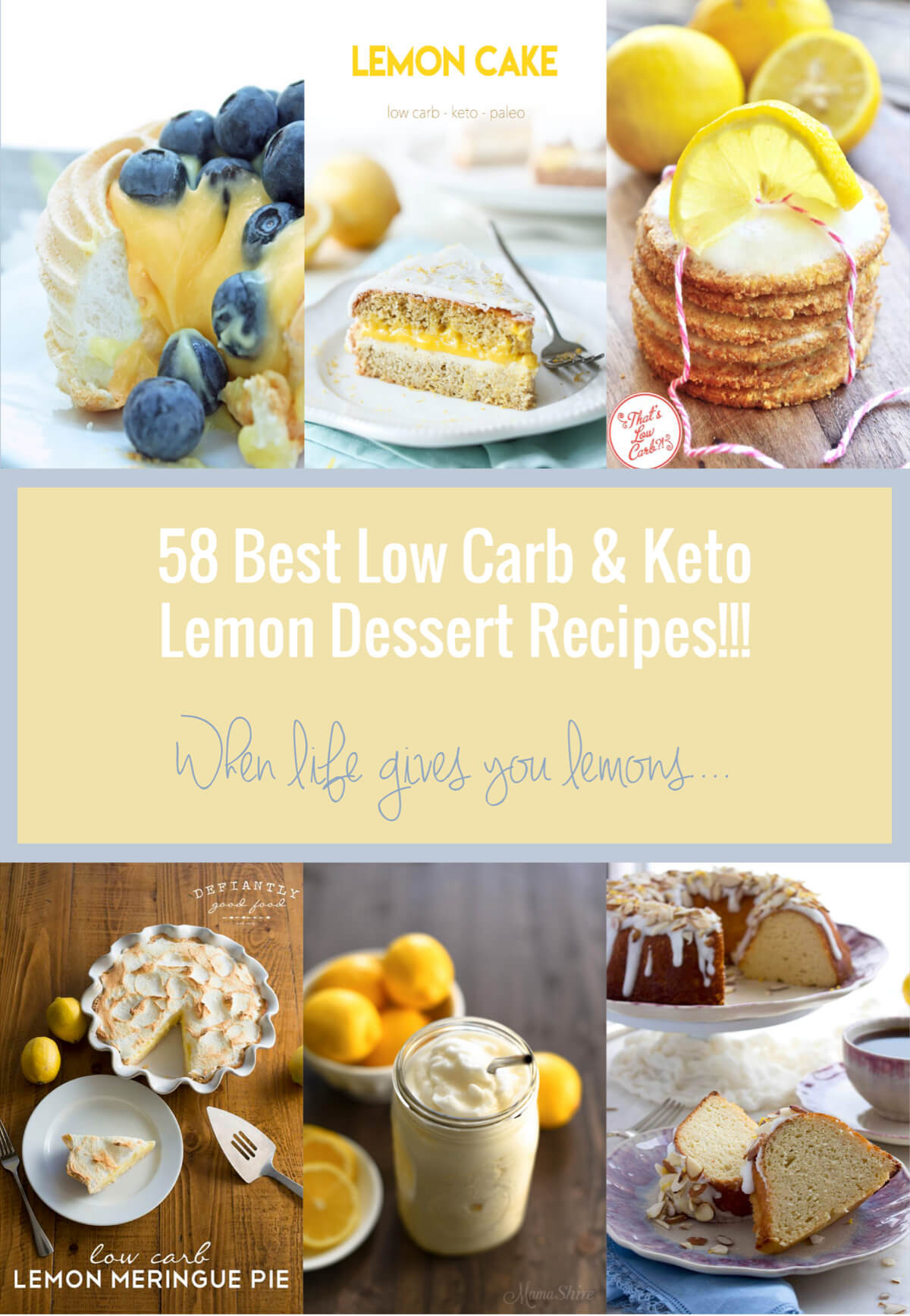 Low Carb Keto Desserts
 58 Best Keto Lemon Dessert Recipes Low Carb