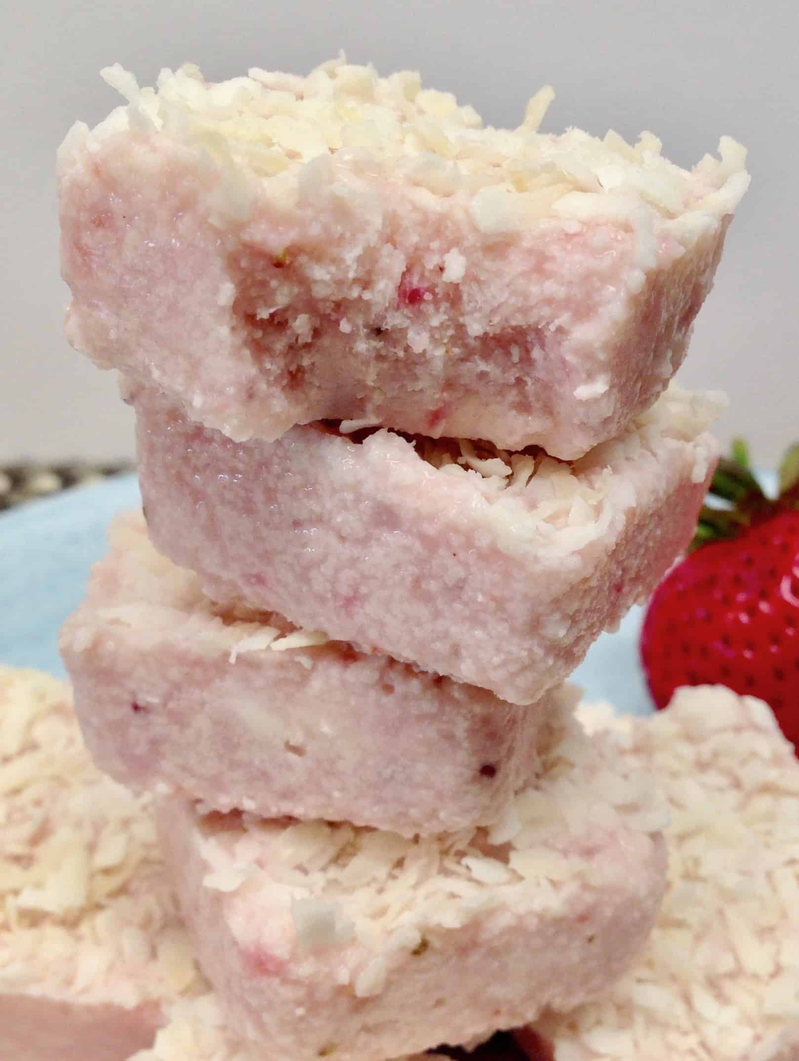 Low Carb Keto Fat Bombs
 Strawberry Coconut Fat Bombs Keto and Low Carb Keto