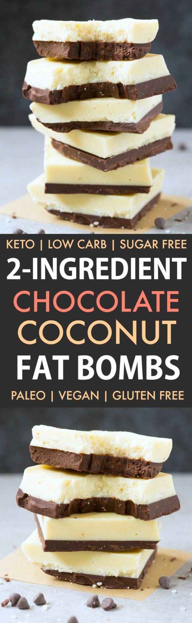 Low Carb Keto Fat Bombs
 Low Carb Keto Chocolate Coconut Fat Bombs Paleo Vegan