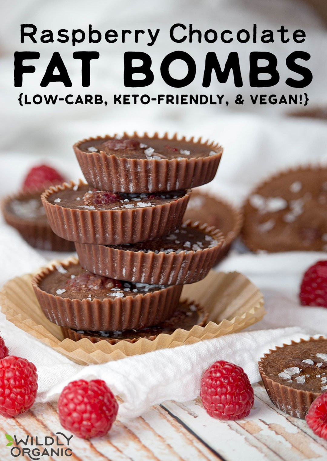Low Carb Keto Fat Boms
 Raspberry Chocolate Fat Bombs low carb keto friendly