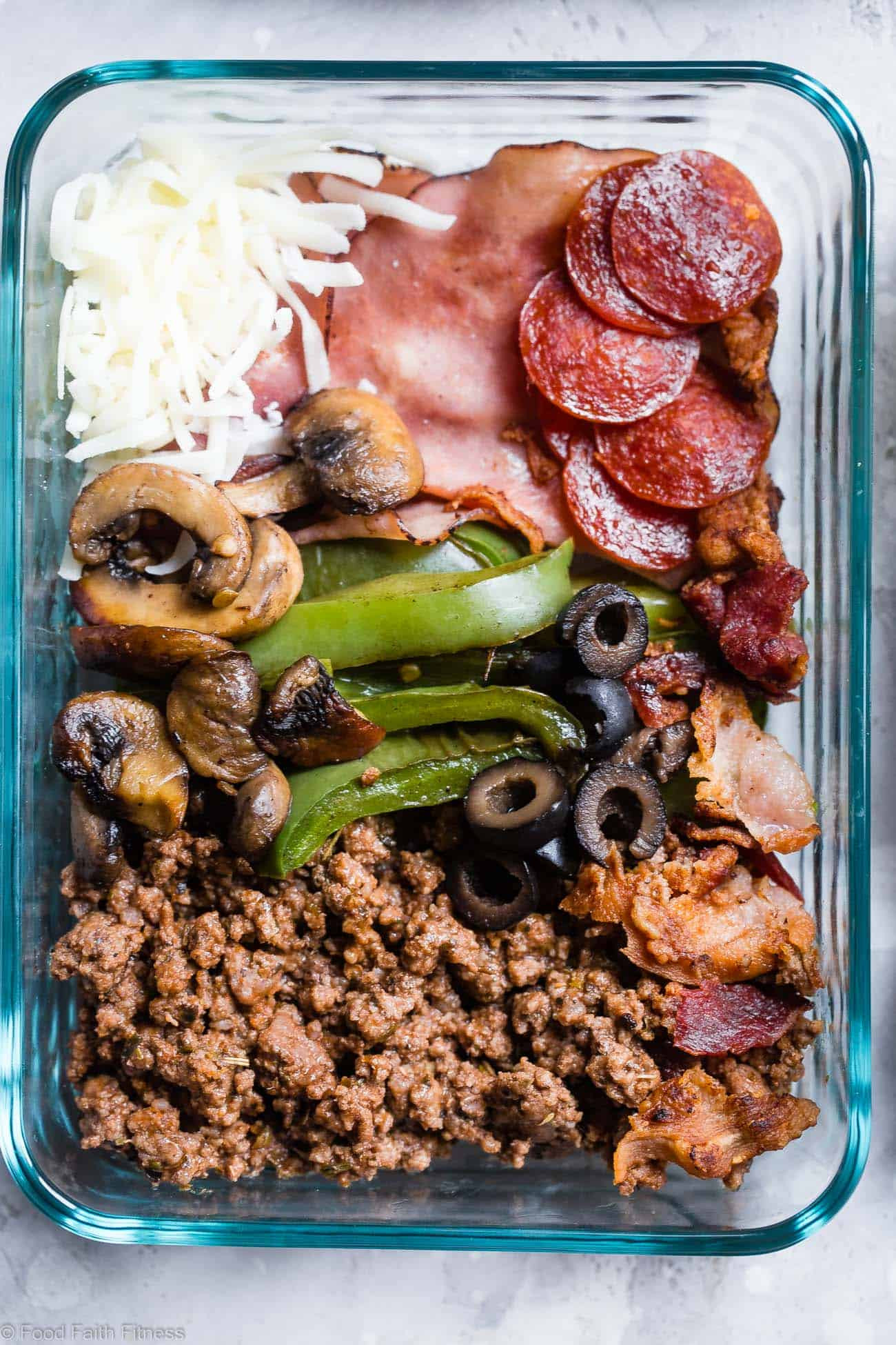 Low Carb Keto Meal Prep
 Keto Low Carb Pizza Meal Prep Bowls