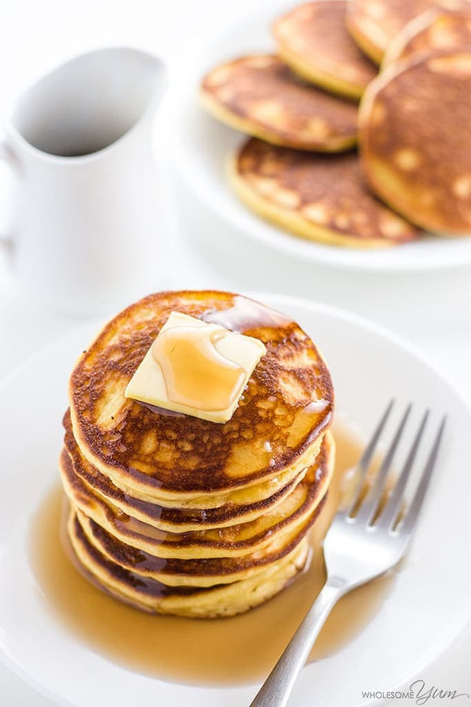 Low Carb Keto Pancakes
 Keto Low Carb Pancakes Recipe with Almond Flour & Coconut