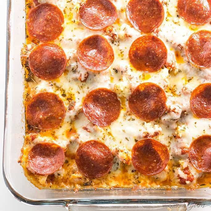 Low Carb Keto Pizza Casserole
 Keto Low Carb Pizza Casserole Recipe Easy 5 Ingre nts