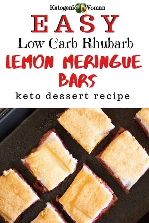 Low Carb Keto Rhubarb Recipes
 Keto Rhubarb Lemon Meringue Squares From My Grandma s