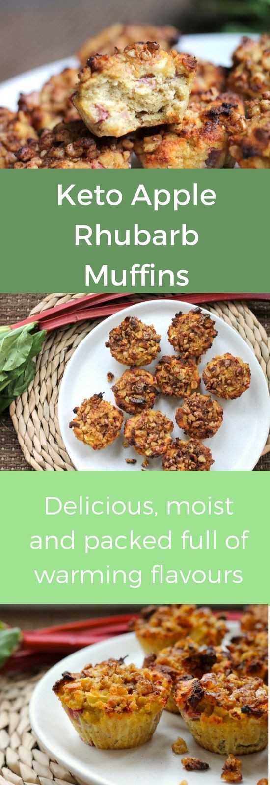 Low Carb Keto Rhubarb Recipes
 Keto Apple Rhubarb Muffins Recipe