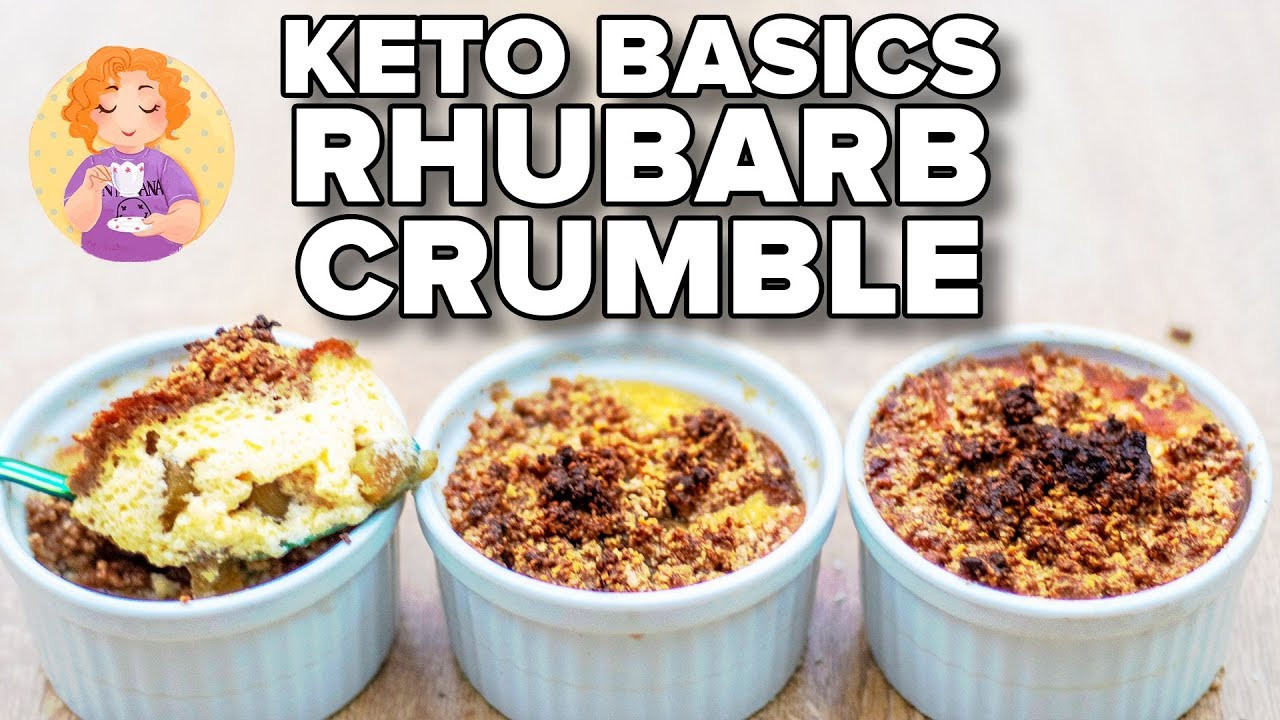 Low Carb Keto Rhubarb Recipes
 Keto Rhubarb Crumble Recipe with Low Carb Custard Keto