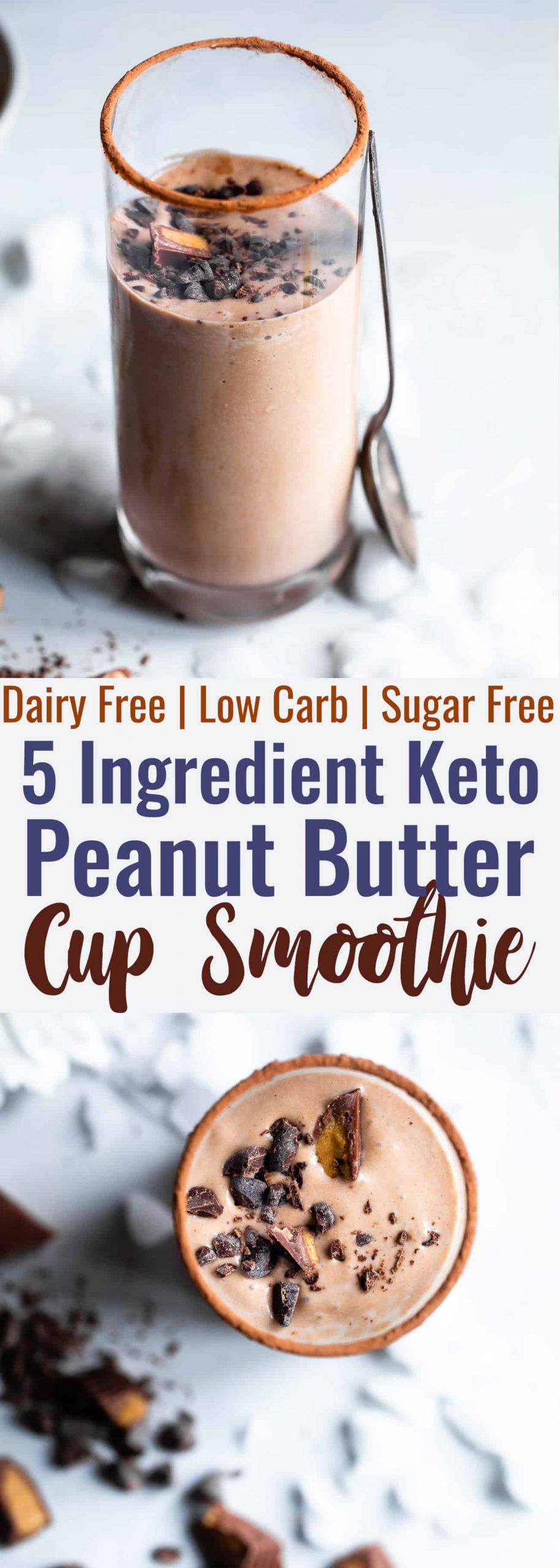 Low Carb Keto Smoothies
 Peanut Butter Keto Low Carb Smoothie With Almond Milk