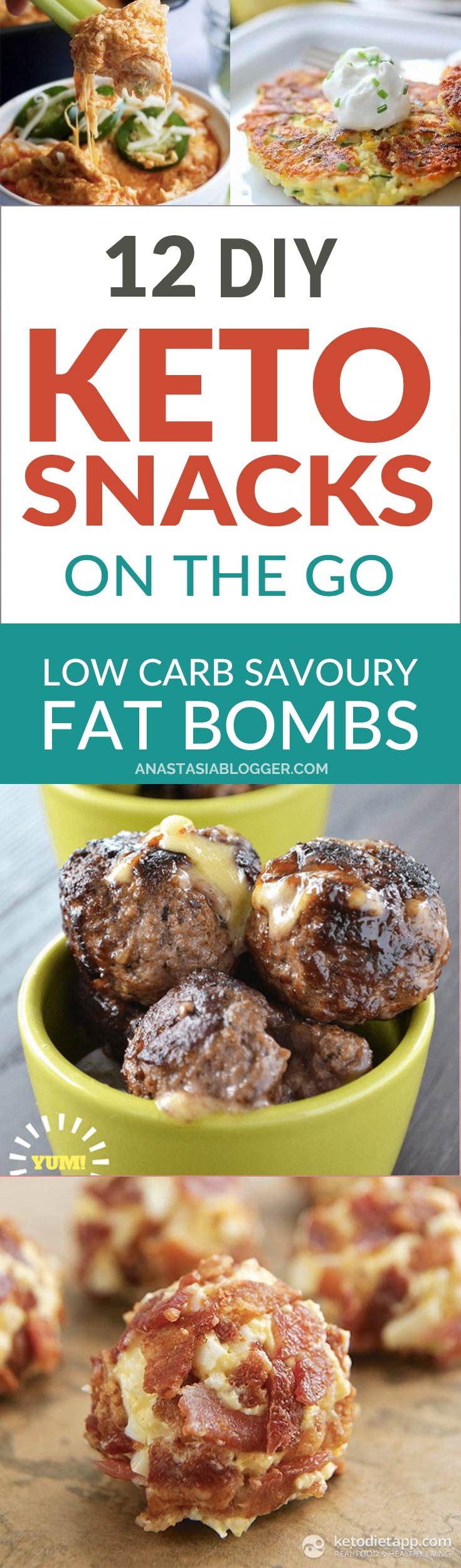 Low Carb Keto Snacks On The Go
 12 DIY Keto Snacks the Go Low Carb Savoury Fat Bombs