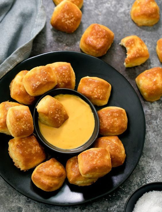 Low Carb Keto Soft Pretzel Bites
 A low carb and keto friendly of soft pretzel bites This