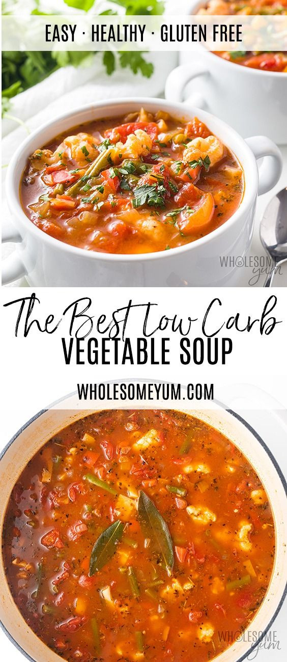 Low Carb Keto Soup
 THE BEST KETO LOW CARB VEGETABLE SOUP RECIPE Mom s
