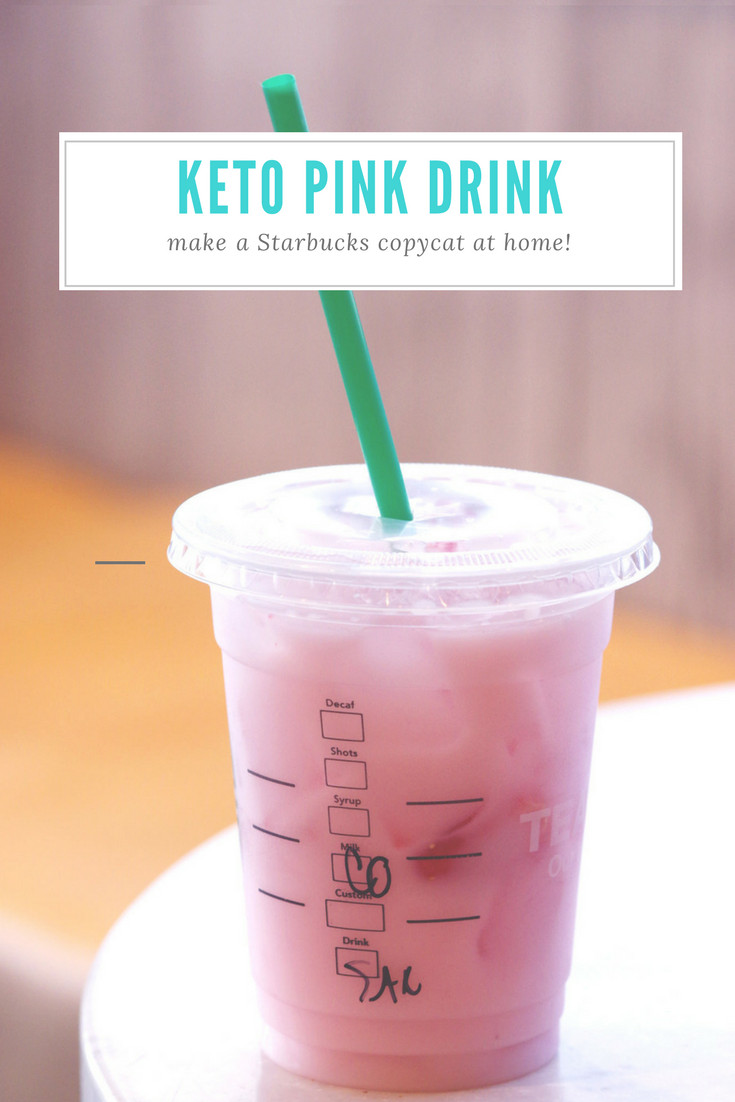 Low Carb Keto Starbucks Drinks
 A Low Carb Keto Pink Drink Starbucks Copycat Recipe