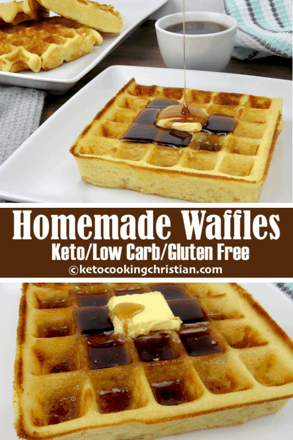 Low Carb Keto Waffles
 Homemade Waffles Keto Low Carb & Gluten Free Keto