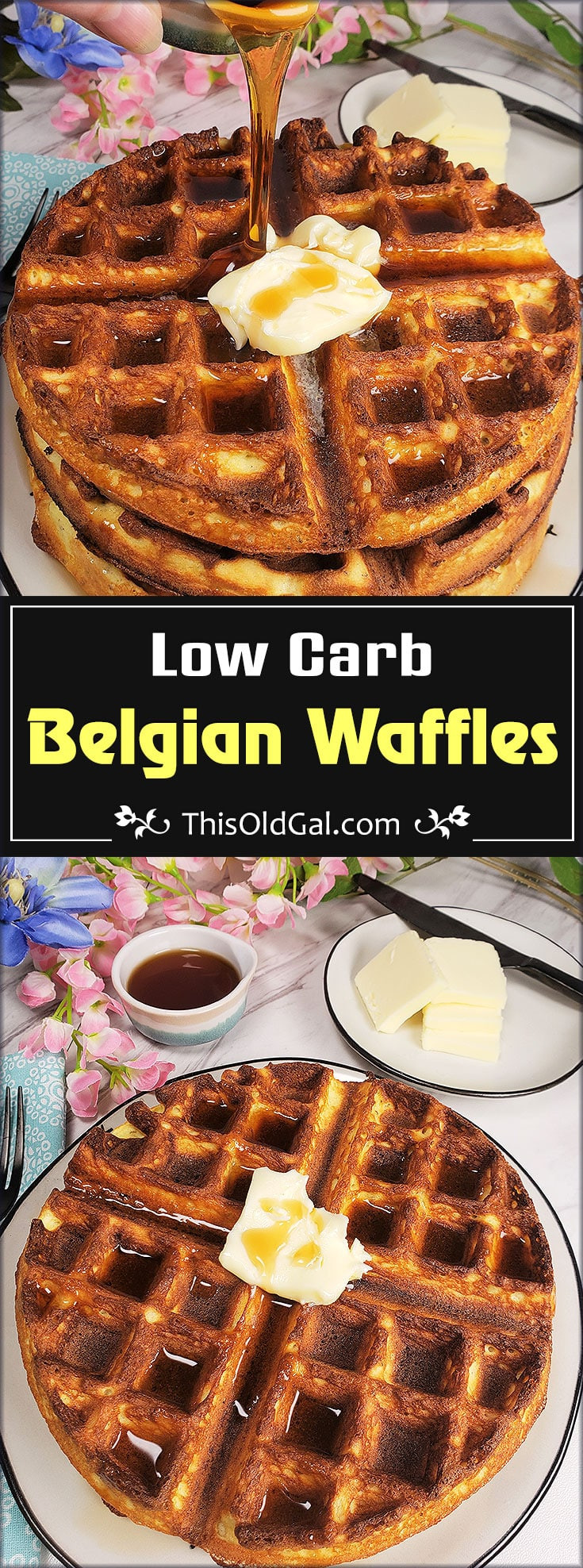 Low Carb Keto Waffles
 Low Carb Belgian Waffles Keto w Coconut Flour
