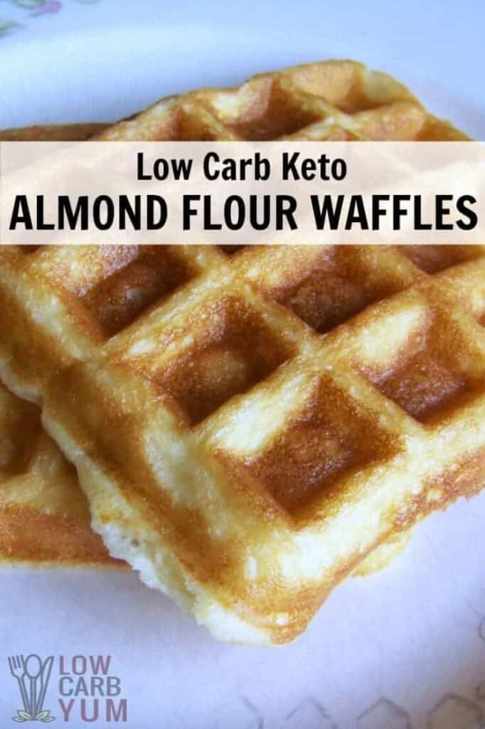 Low Carb Keto Waffles
 Low Carb Almond Flour Waffles