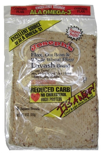 Low Carb Lavash Bread
 Joseph s Middle East Bakery