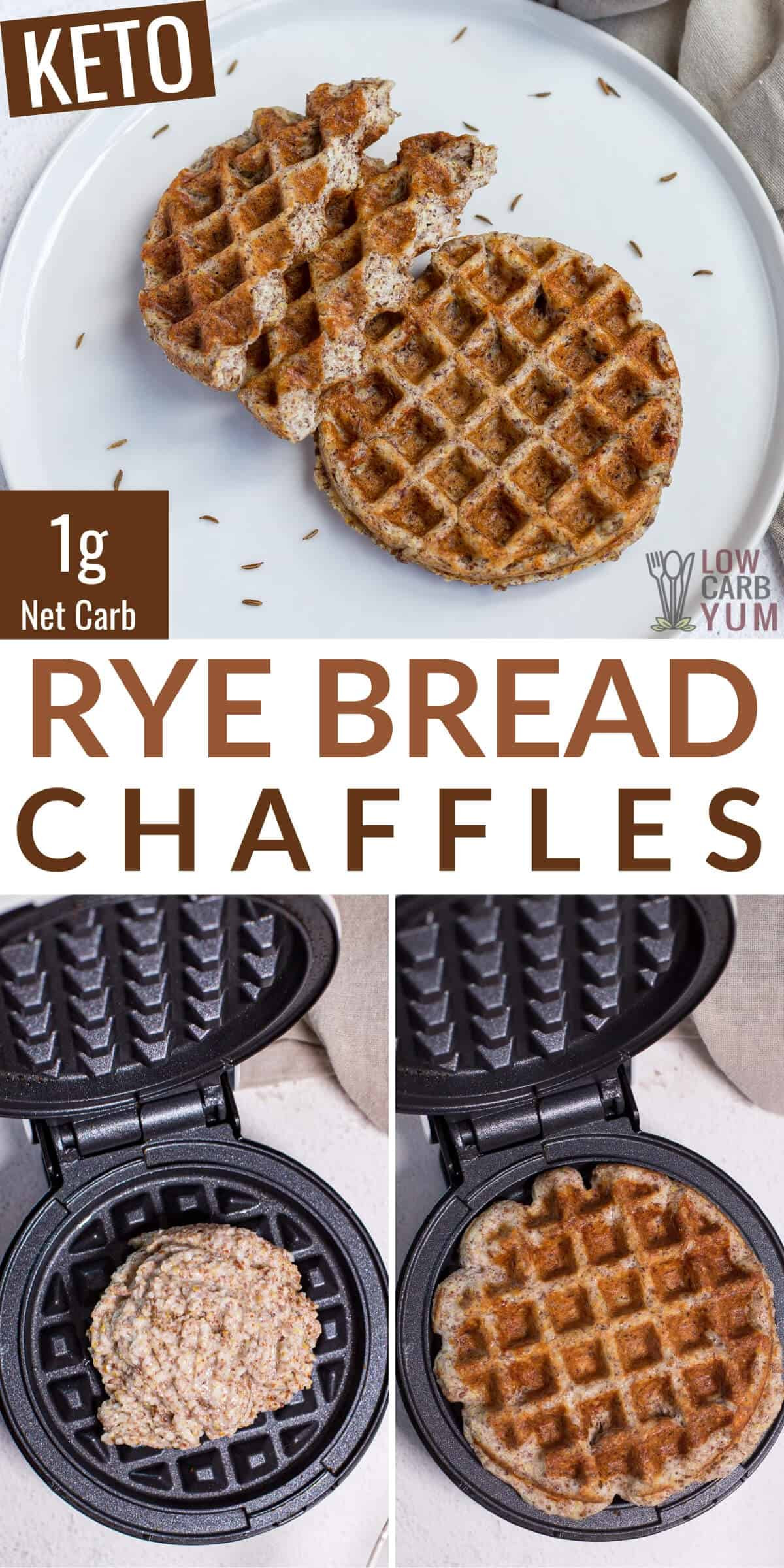 Low Carb Rye Bread Recipe
 Easy Keto Rye Bread Chaffles Recipe