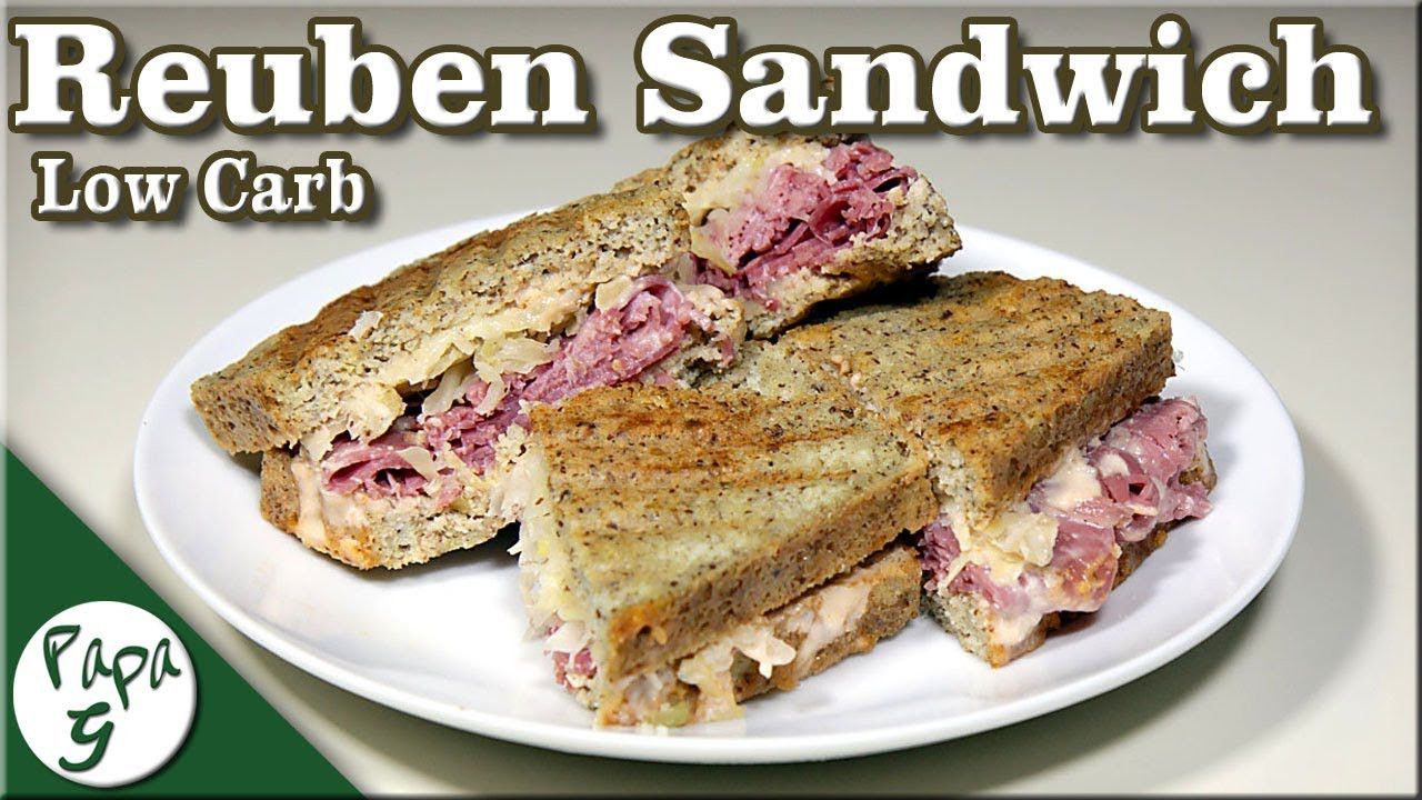 Low Carb Rye Bread Recipe
 Low Carb Grilled Reuben Sandwich with Low Carb Rye Bread