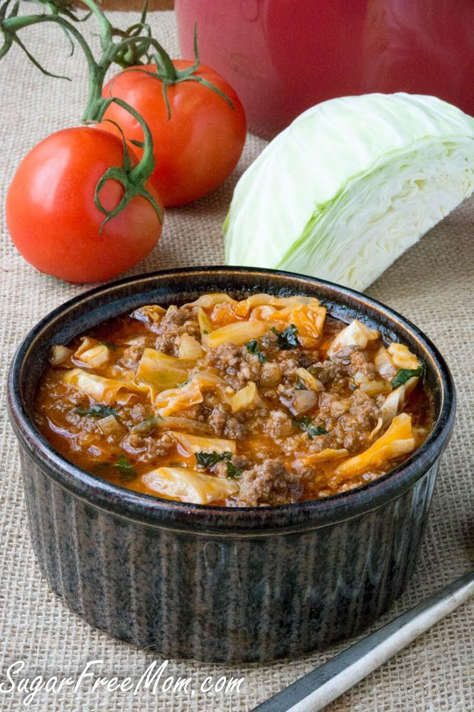 Low Carb Soup In A Crock Pot Keto
 Crock Pot Low Carb Un Stuffed Cabbage Roll Soup