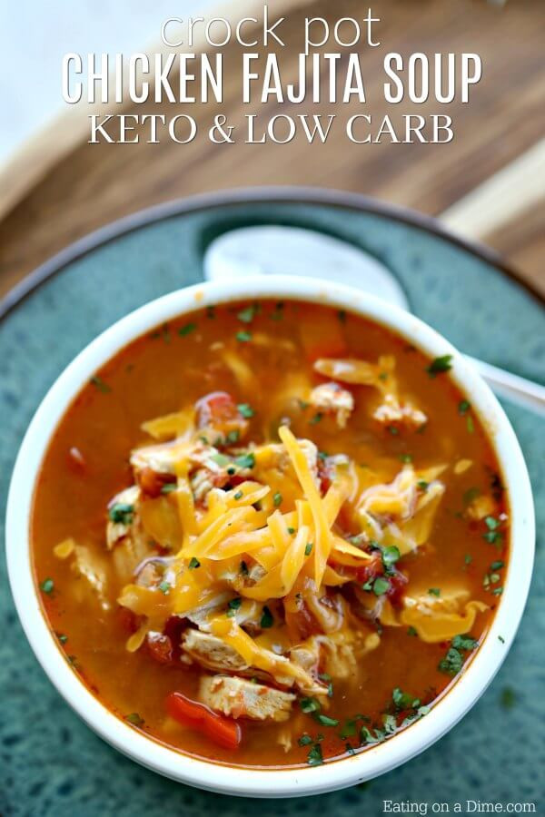 Low Carb Soup In A Crock Pot Keto
 Crock Pot Chicken Fajita Soup Low Carb Crock Pot Chicken