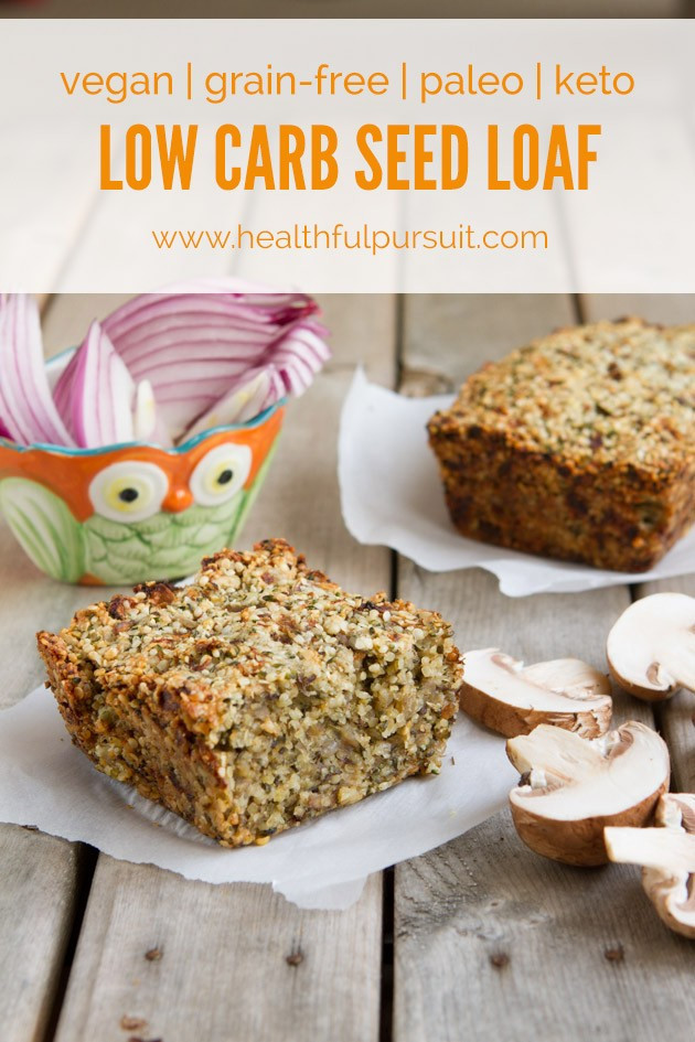 Low Carb Vegan Bread
 Keto Vegan Seed Loaf