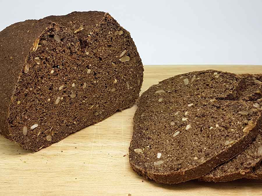 Low Carb Vegan Bread
 BLACK SEED BREAD dark & rusty low carb gluten free paleo