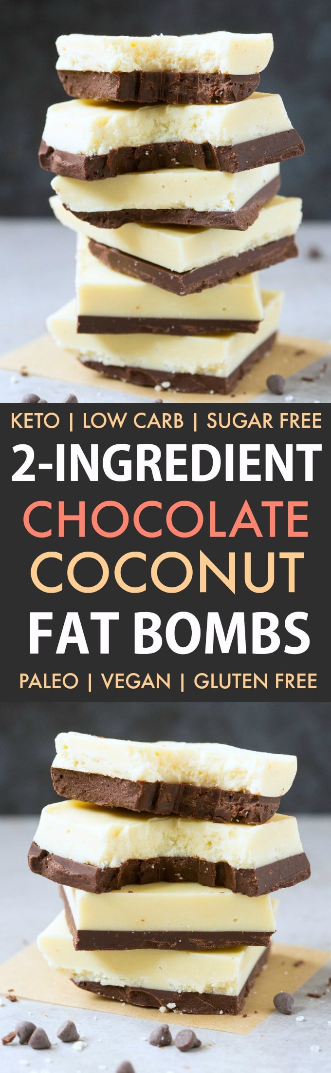Low Fat Keto Recipes Low Carb Keto Chocolate Coconut Fat Bombs Paleo Vegan