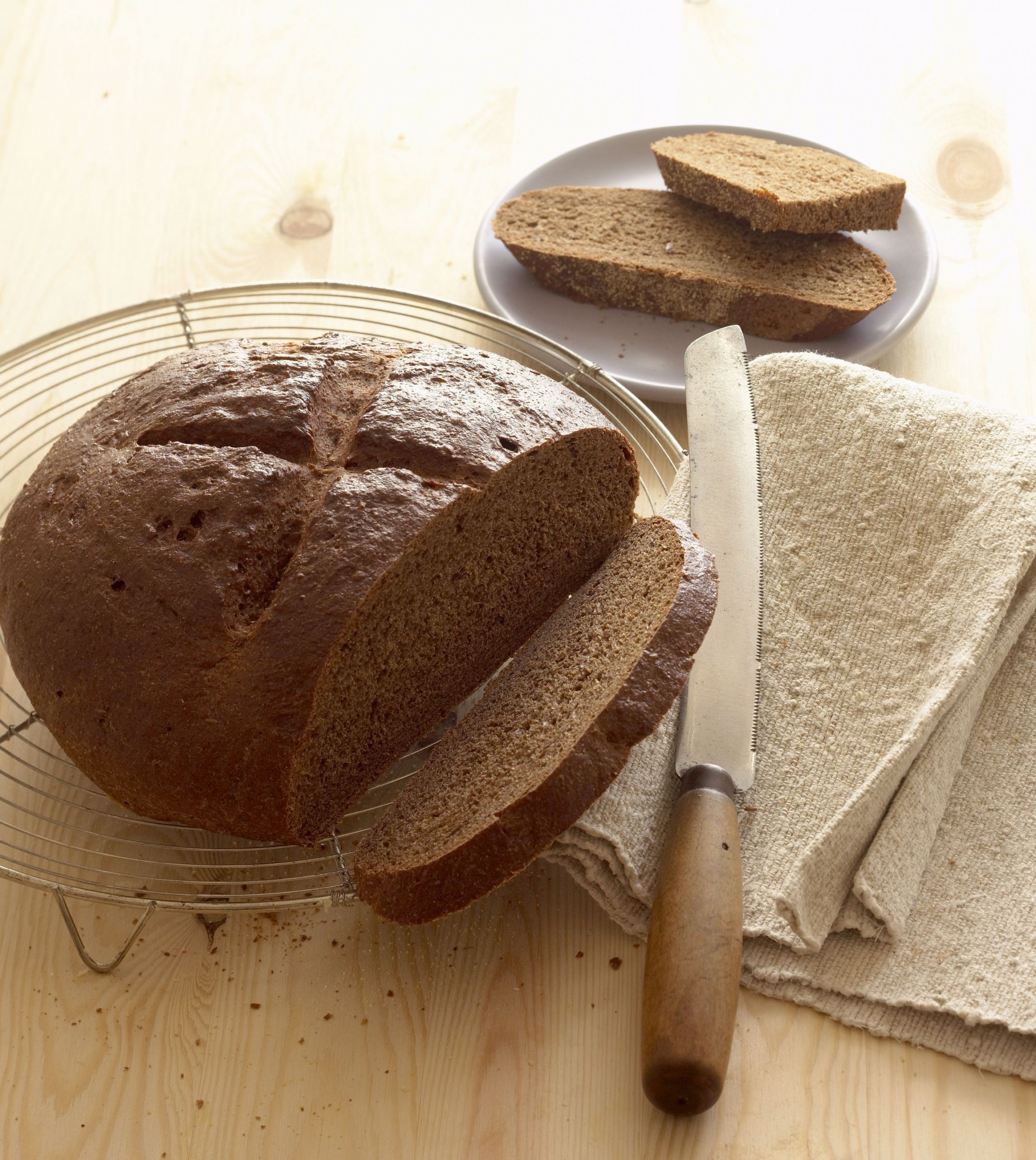 Low Glycemic Bread Recipe
 Dark Pumpernickel Bread Recipe