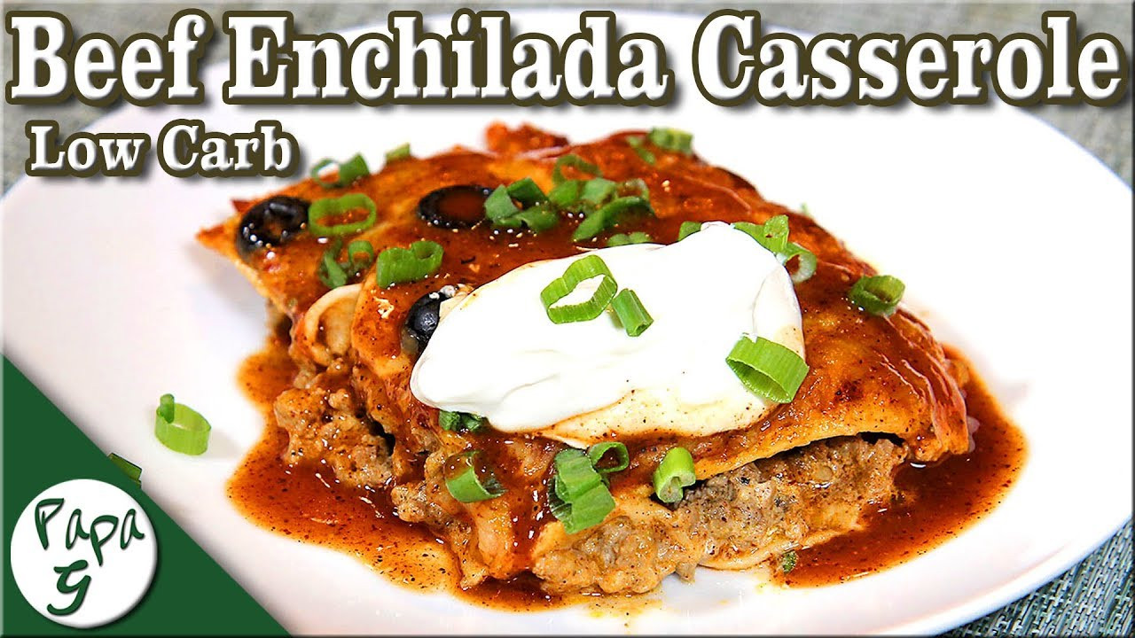 Mexican Casserole With Beef Keto
 Beef Enchilada Casserole – Low Carb Keto Mexican Recipe