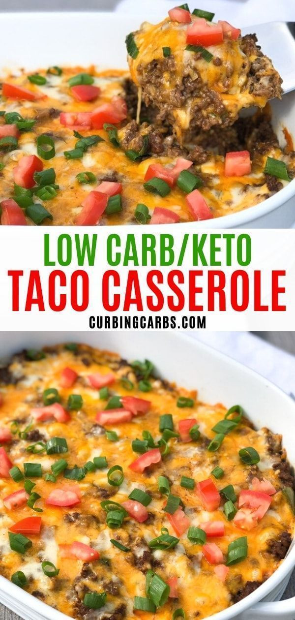 Mexican Casserole With Beef Keto
 An easy keto taco casserole bake recipe made with ground