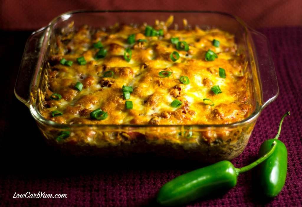 Mexican Casserole With Beef Keto
 Southwest Casserole with Ground Beef and Beans