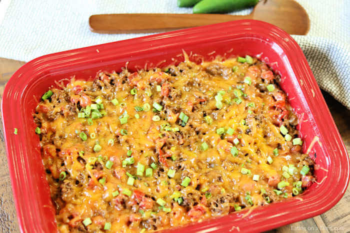 Mexican Casserole With Beef Keto
 Low Carb Taco Casserole Recipe Keto Taco Casserole