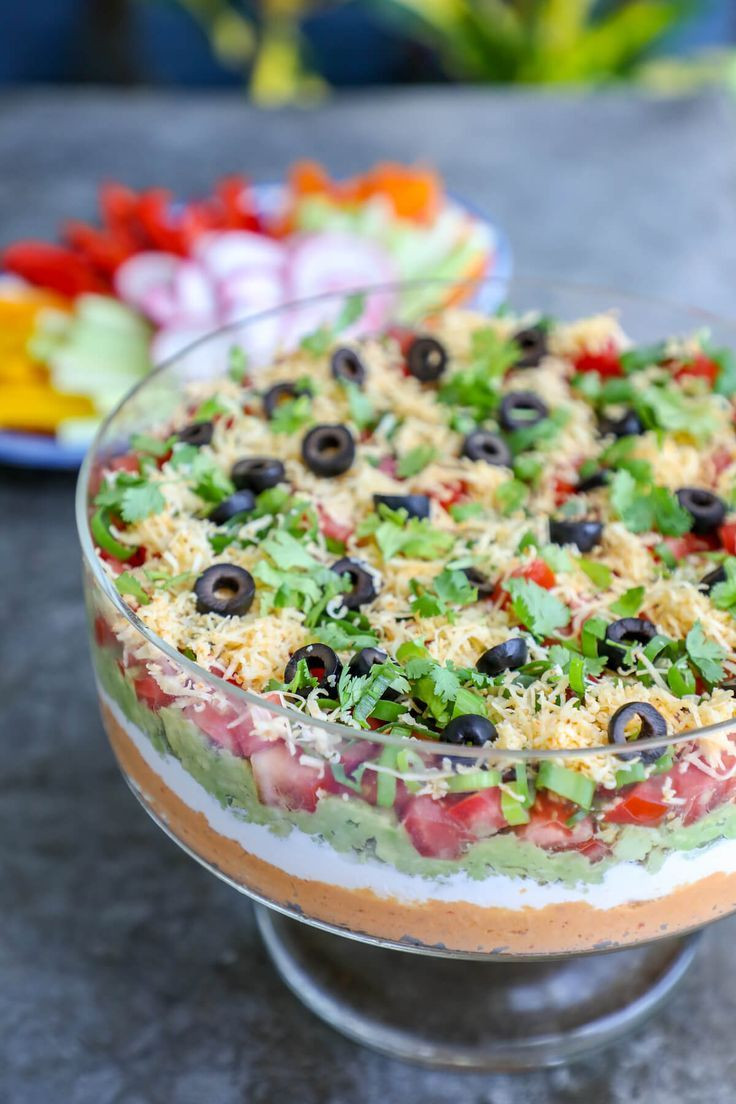 Mexican Keto Appetizers
 Keto 7 Layer Dip Low Carb Recipe