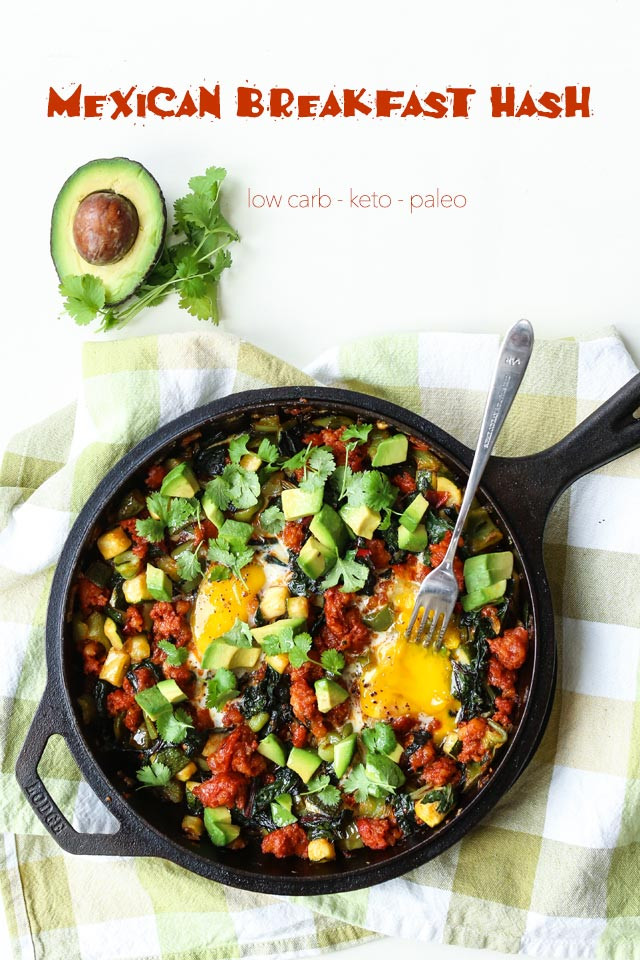 Mexican Keto Breakfast
 Keto Mexican Breakfast Hash