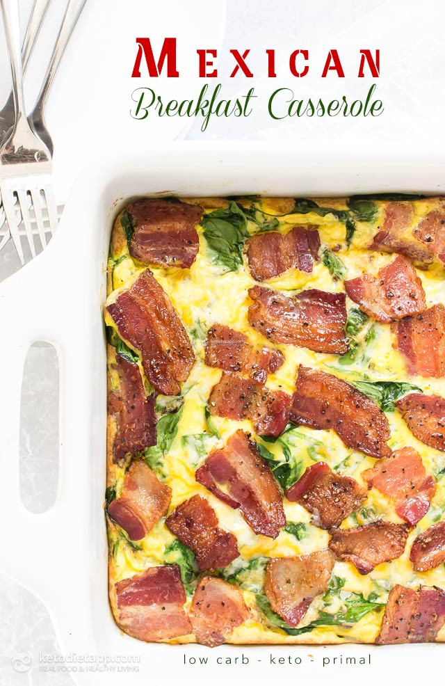 Mexican Keto Breakfast Recipes
 Keto Mexican Breakfast Casserole