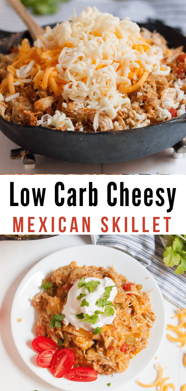 Mexican Keto Dinner Recipes
 Keto Cheesy Mexican Skillet Chicken