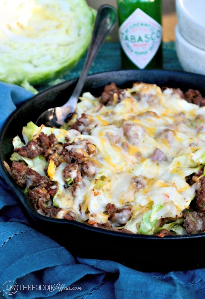 Mexican Keto Recipes Ground Beef
 Cabbage Beef Skillet Tex Mex Style with Mexican Cheese Blend