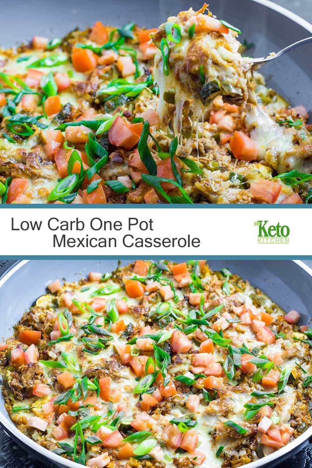 Mexican Keto Recipes Low Carb
 Keto Mexican e Pot Casserole Recipe