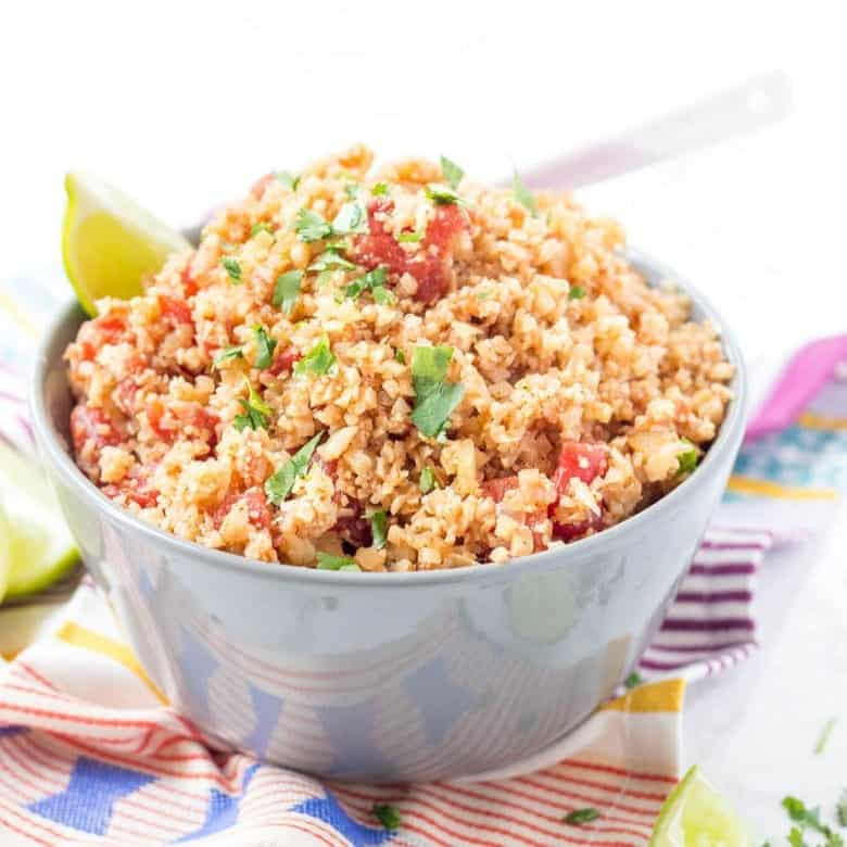 Mexican Keto Rice
 Easy Keto Mexican Cauliflower Rice Skillet Recipe