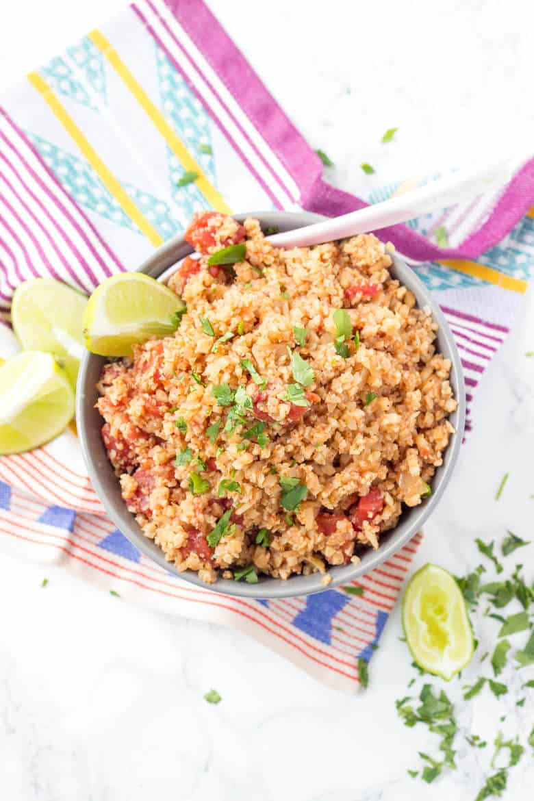 Mexican Keto Sides
 Easy Keto Mexican Cauliflower Rice Skillet Recipe