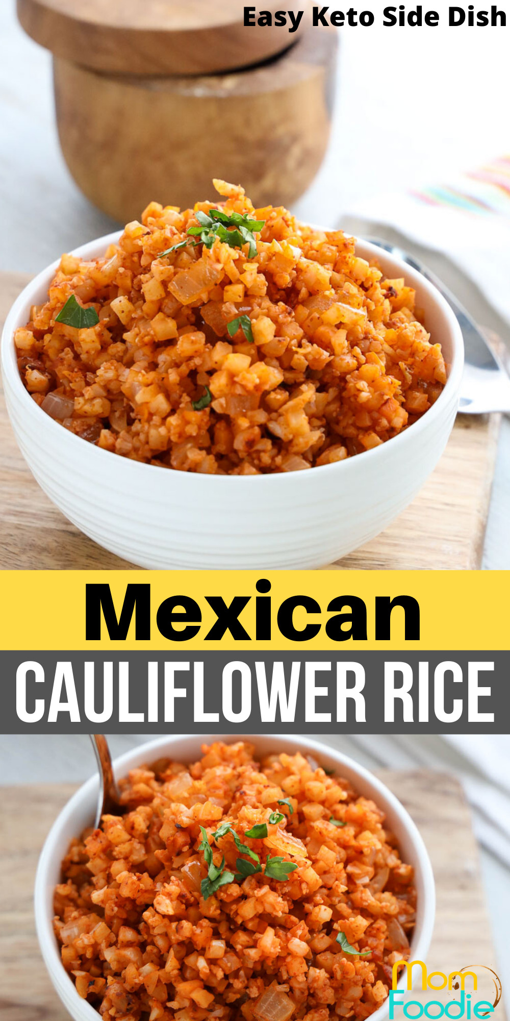 Mexican Keto Sides
 This Mexican Cauliflower Rice aka Spanish cauliflower