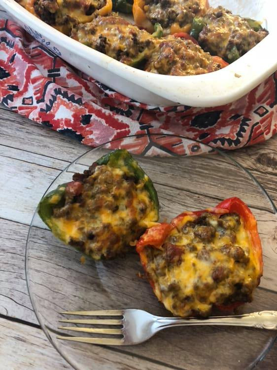 Mexican Keto Stuffed Peppers
 Keto Mexican Stuffed Peppers